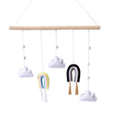 Rainbow Felt Ball Wall Hanging