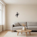 Geometric Metal Wall Art Circle And Square
