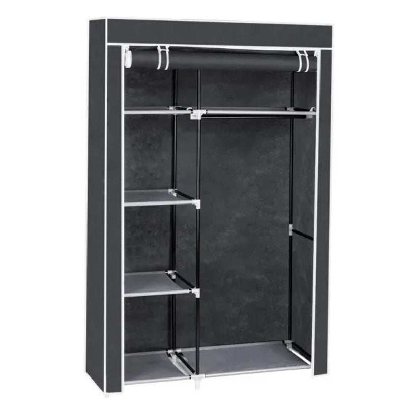 64-Inch Portable Closet Wardrobe With Shelves