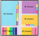 Sticky Notes and Index Tabs Set, 410 Pieces