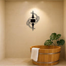 Geometric Metal Wall Art Circle And Square