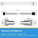 Extra Long 71-Inch Handheld Shower Hose