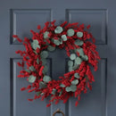 Eucalyptus And Berry Artificial Wreath 29in