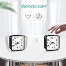 Silent LED Desk Alarm Clock With Snooze