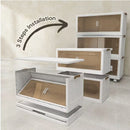 Collapsible Stackable Storage Bins With Wheels