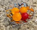 Modern Cast Aluminum Fruit And Bread Bowl