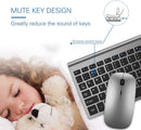 Full-Size Wireless Keyboard and Mouse Set