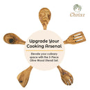 Olive Wood Kitchen Utensil Set 5 Piece