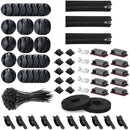 Silicone Cable Organizer Set
