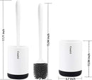 Silicone Toilet Brush And Holder Set