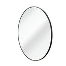 16-Inch Round Metal Frame Bathroom Mirror