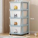 4-Drawer Rolling Storage Tower