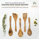 Olive Wood Kitchen Utensil Set 5 Piece