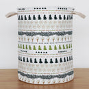 Cotton Linen Laundry Hamper