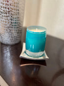 Wavy Square Aluminum Candle Holder Dish