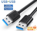 USB 3.0 A-to-A Cable, 6 Ft