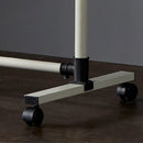 Rolling Clothes Rack With Bottom Shelves