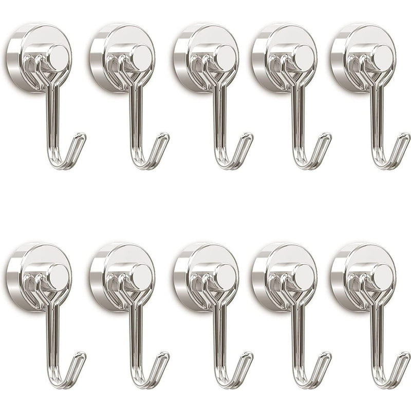 Heavy Duty Magnetic Hooks 8-Pack
