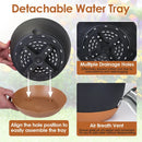 Hanging Planters With Drip Tray Set Of 4