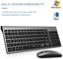 Full-Size Wireless Keyboard and Mouse Set