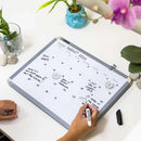 Magnetic Dry Erase Calendar Board, 11 x 14