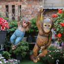 Hanging Monkey Garden Ornament