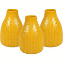 Black Ceramic Diamond Vase Set Of 3