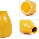 Black Ceramic Diamond Vase Set Of 3