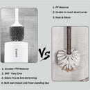 Silicone Toilet Brush And Holder Set