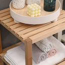 2-Tier Birch Wood Bathroom Shelf