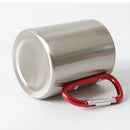 10oz Stainless Steel Carabiner Camp Mug