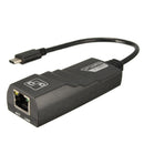 USB-C to Ethernet Adapter, 100 Mbps or Gigabit