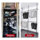 2-Tier Heavy Duty Adjustable Garment Rack