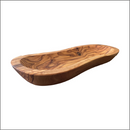 Olive Wood Wavy Decorative Bowl