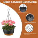 Hanging Planters With Drip Tray Set Of 4