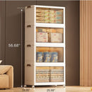 Collapsible Stackable Storage Bins With Wheels