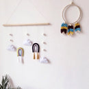 Rainbow Felt Ball Wall Hanging