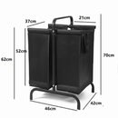 2-Tier Laundry Sorter Basket With Lid
