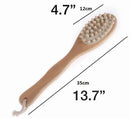 Wooden Long Handle Bath And Body Brush