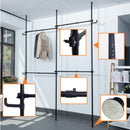 2-Tier Heavy Duty Adjustable Garment Rack