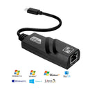 USB-C to Ethernet Adapter, 100 Mbps or Gigabit