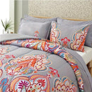 3-Piece Boho Floral King Comforter Set