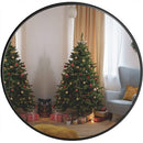 16-Inch Round Metal Frame Bathroom Mirror