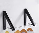 Folding Wall Mounted Clothes Hanger Rack