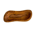 Olive Wood Wavy Decorative Bowl