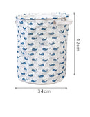 Cotton Linen Laundry Hamper