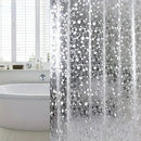 3D Pebble PEVA Shower Curtain Liner With Magnets