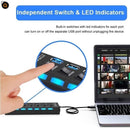 7-Port USB Hub, USB 2.0 or 3.0