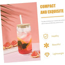Glass Tumbler With Lid And Straw 17oz