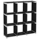 3-Tier 9-Cube Fabric Closet Organizer Shelf